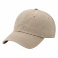 Baseballkappe Einheitsgröße Beige Textil mit gebogenem Schirm für Alltag