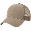 Baseballkappe Einheitsgröße Textil Mesh Sand Freizeit Trucker-Stil